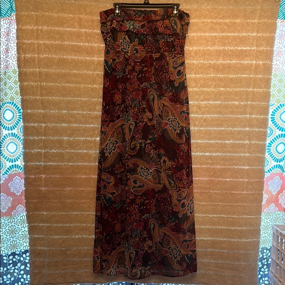 Floral Paisley Maxi Dress